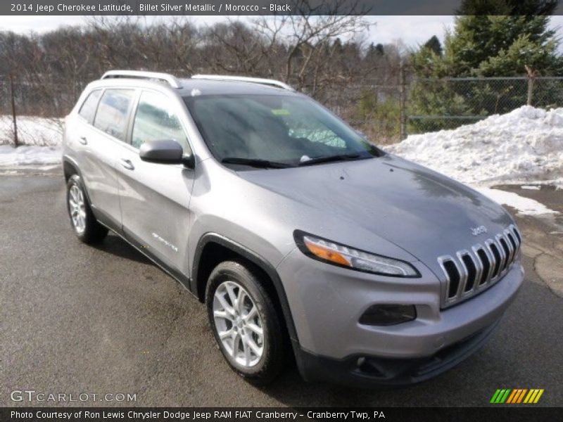 Billet Silver Metallic / Morocco - Black 2014 Jeep Cherokee Latitude