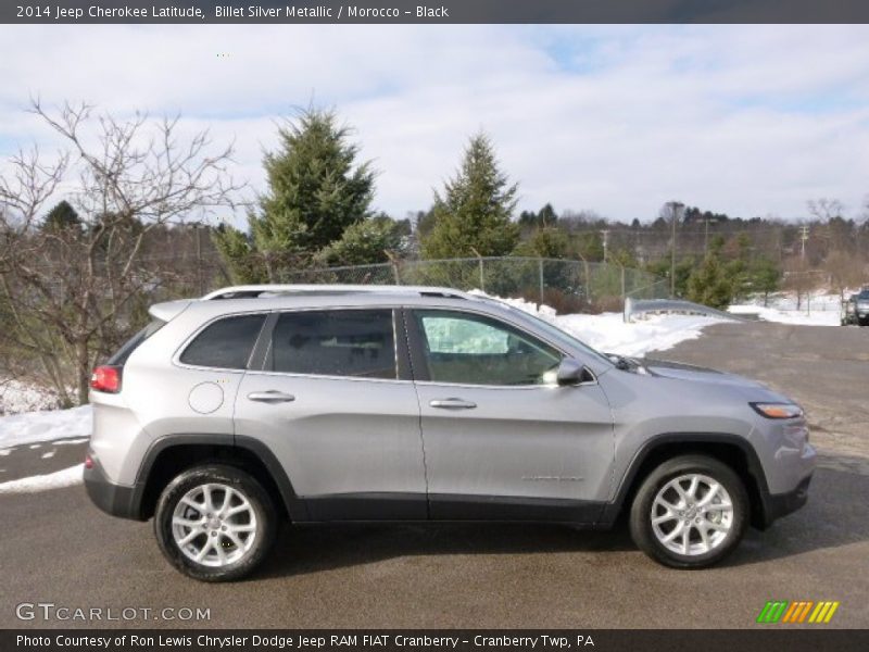 Billet Silver Metallic / Morocco - Black 2014 Jeep Cherokee Latitude