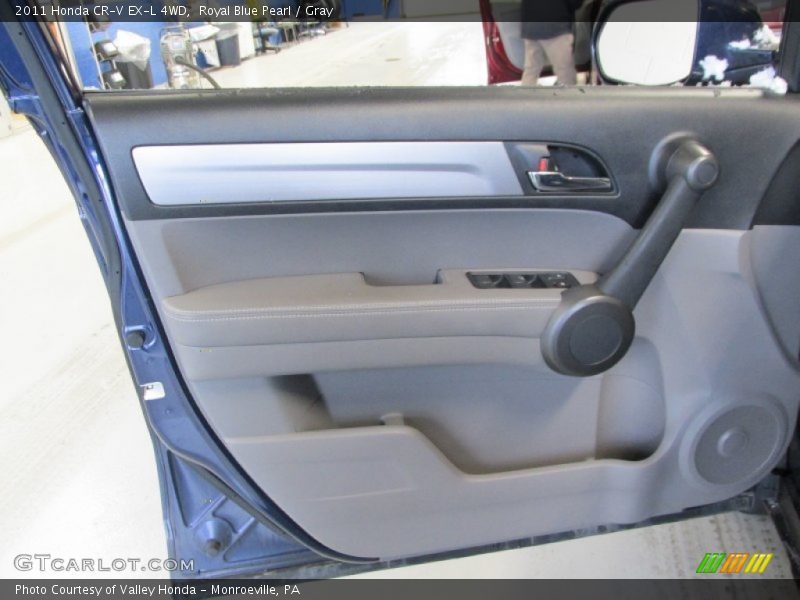 Royal Blue Pearl / Gray 2011 Honda CR-V EX-L 4WD