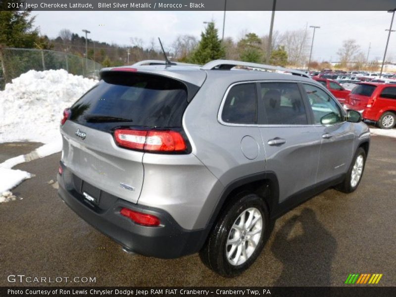 Billet Silver Metallic / Morocco - Black 2014 Jeep Cherokee Latitude