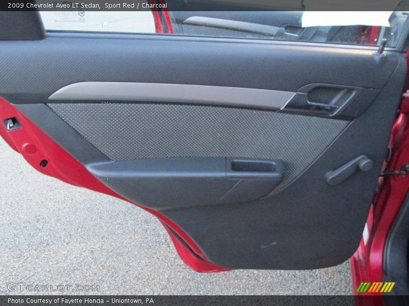 Sport Red / Charcoal 2009 Chevrolet Aveo LT Sedan