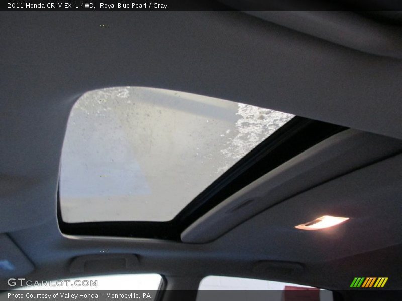 Royal Blue Pearl / Gray 2011 Honda CR-V EX-L 4WD