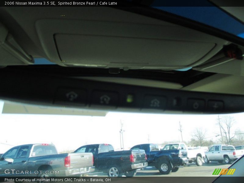 Spirited Bronze Pearl / Cafe Latte 2006 Nissan Maxima 3.5 SE