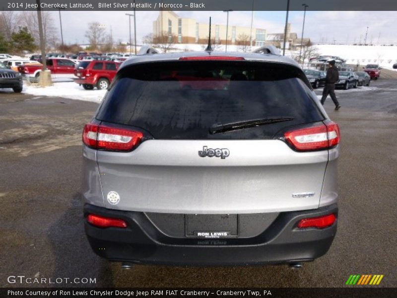 Billet Silver Metallic / Morocco - Black 2014 Jeep Cherokee Latitude