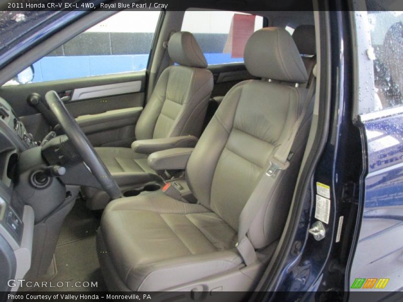 Royal Blue Pearl / Gray 2011 Honda CR-V EX-L 4WD