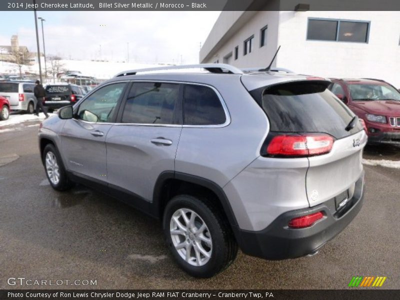 Billet Silver Metallic / Morocco - Black 2014 Jeep Cherokee Latitude