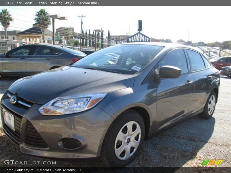 Sterling Gray / Charcoal Black 2014 Ford Focus S Sedan
