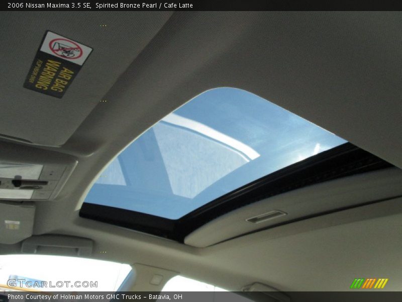 Spirited Bronze Pearl / Cafe Latte 2006 Nissan Maxima 3.5 SE