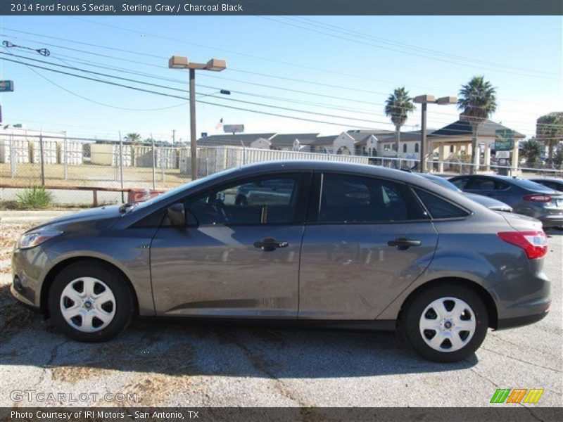 Sterling Gray / Charcoal Black 2014 Ford Focus S Sedan