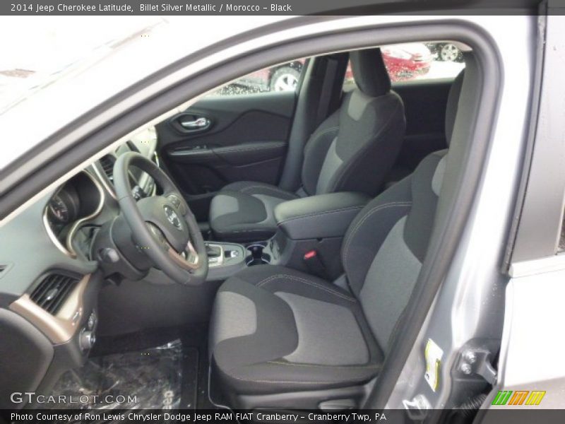 Billet Silver Metallic / Morocco - Black 2014 Jeep Cherokee Latitude