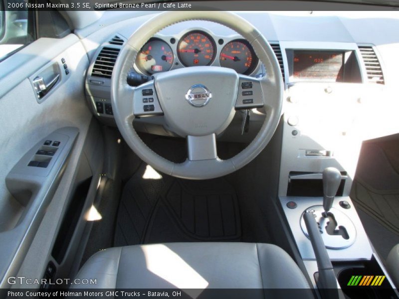 Spirited Bronze Pearl / Cafe Latte 2006 Nissan Maxima 3.5 SE