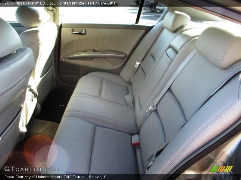 Spirited Bronze Pearl / Cafe Latte 2006 Nissan Maxima 3.5 SE