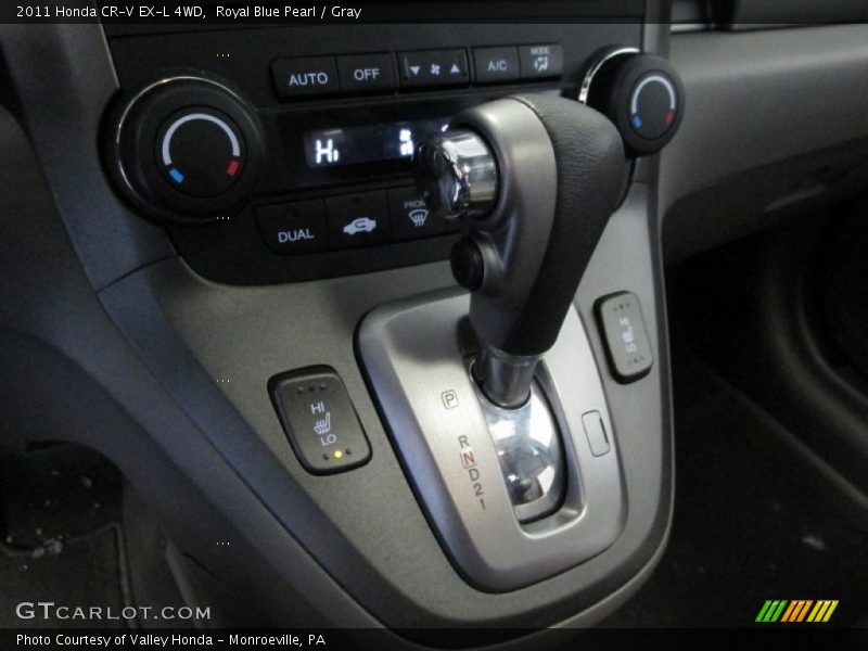 Royal Blue Pearl / Gray 2011 Honda CR-V EX-L 4WD