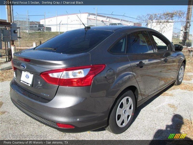 Sterling Gray / Charcoal Black 2014 Ford Focus S Sedan