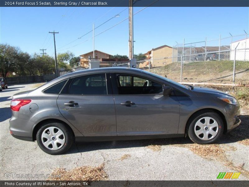 Sterling Gray / Charcoal Black 2014 Ford Focus S Sedan