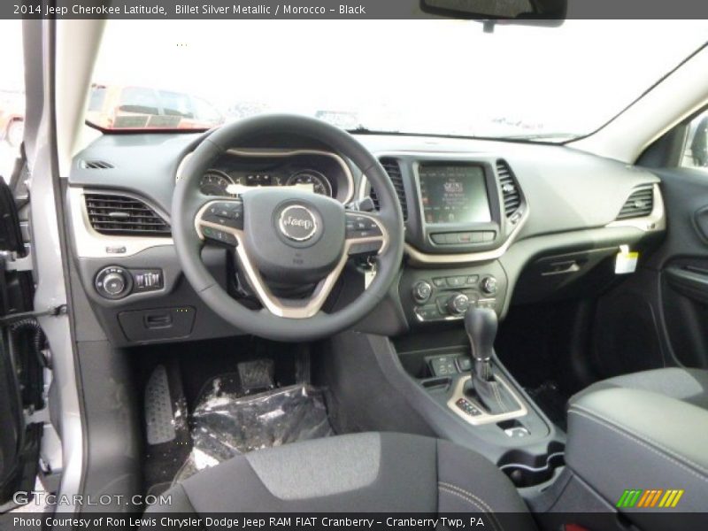 Billet Silver Metallic / Morocco - Black 2014 Jeep Cherokee Latitude
