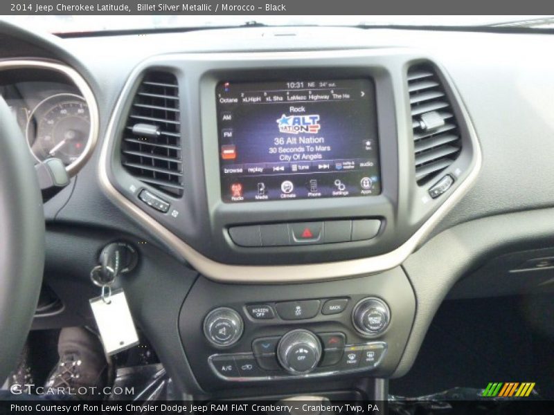 Billet Silver Metallic / Morocco - Black 2014 Jeep Cherokee Latitude