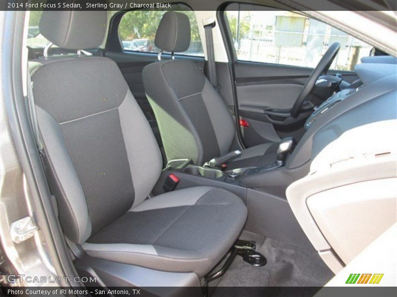 Sterling Gray / Charcoal Black 2014 Ford Focus S Sedan