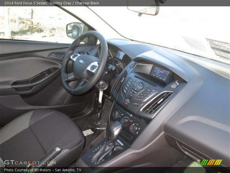 Sterling Gray / Charcoal Black 2014 Ford Focus S Sedan