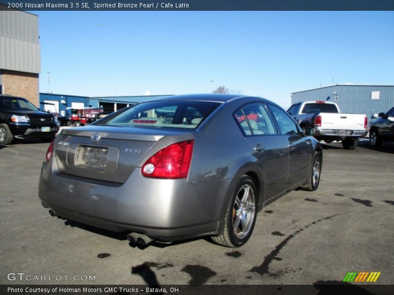 Spirited Bronze Pearl / Cafe Latte 2006 Nissan Maxima 3.5 SE