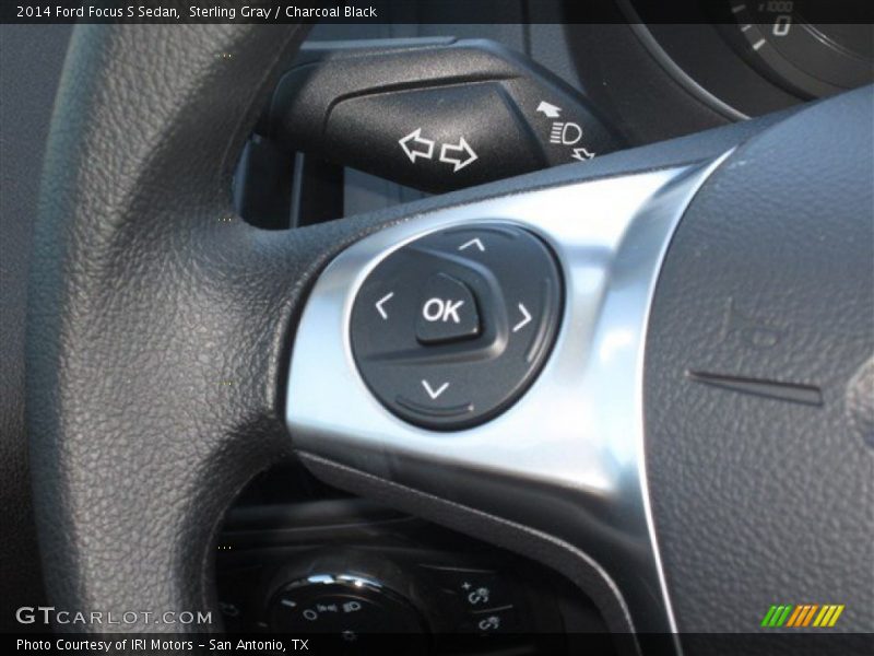 Sterling Gray / Charcoal Black 2014 Ford Focus S Sedan