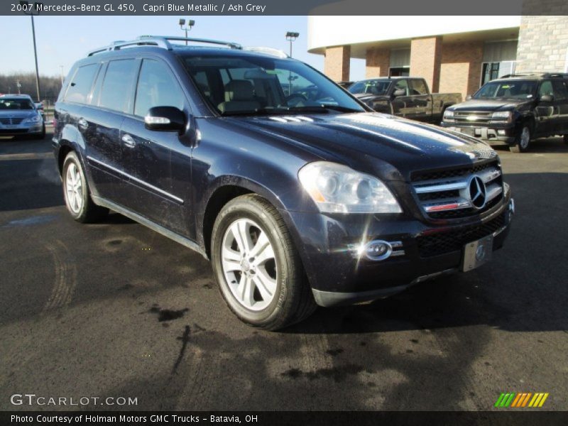 Capri Blue Metallic / Ash Grey 2007 Mercedes-Benz GL 450