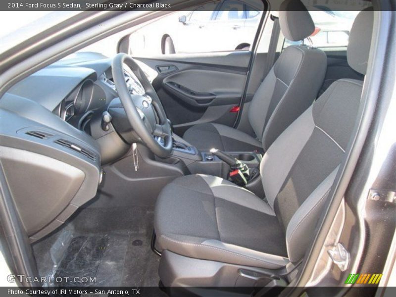 Sterling Gray / Charcoal Black 2014 Ford Focus S Sedan
