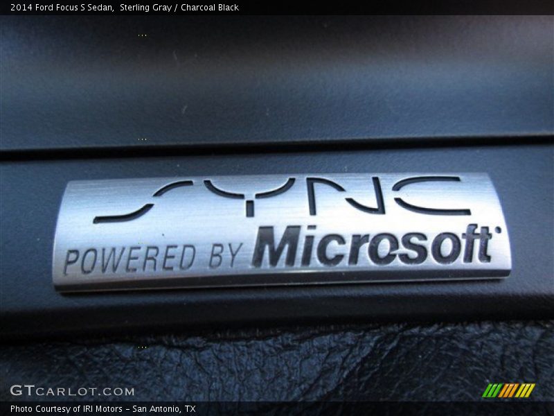 Sterling Gray / Charcoal Black 2014 Ford Focus S Sedan