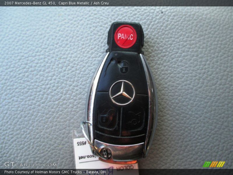 Capri Blue Metallic / Ash Grey 2007 Mercedes-Benz GL 450
