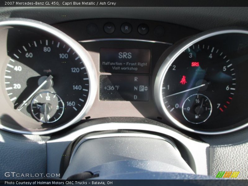 Capri Blue Metallic / Ash Grey 2007 Mercedes-Benz GL 450