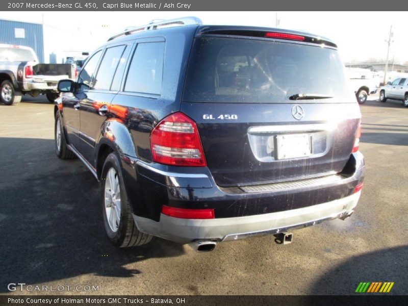 Capri Blue Metallic / Ash Grey 2007 Mercedes-Benz GL 450