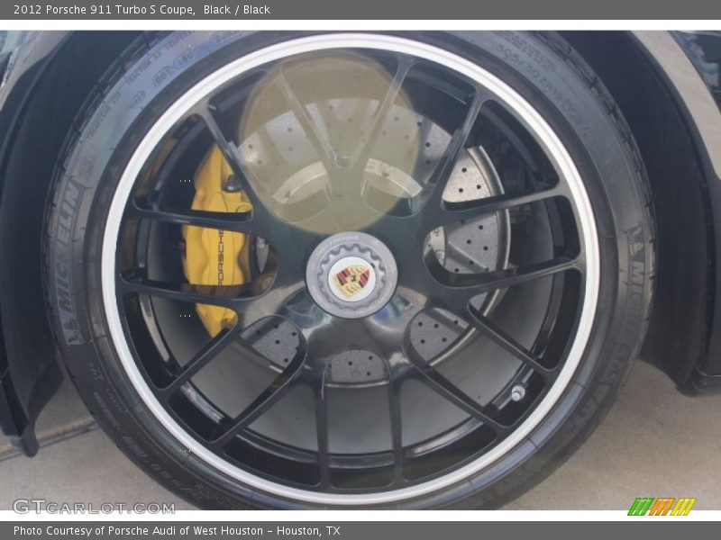 Black / Black 2012 Porsche 911 Turbo S Coupe
