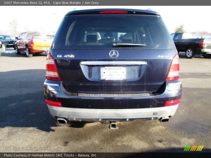 Capri Blue Metallic / Ash Grey 2007 Mercedes-Benz GL 450