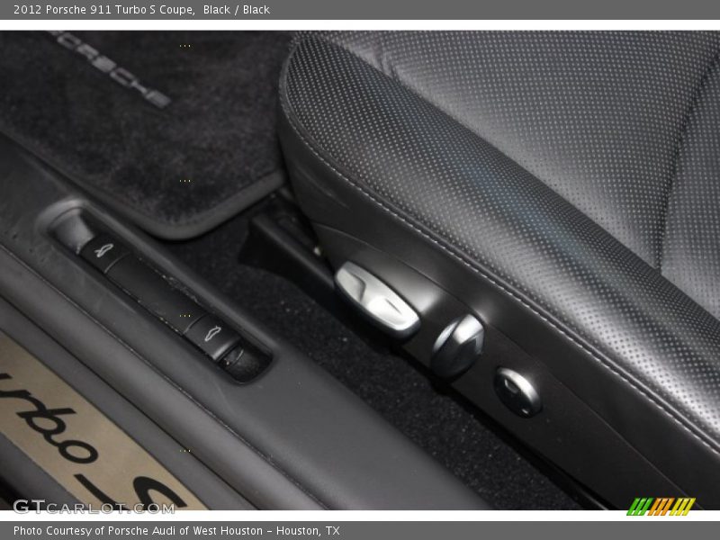 Black / Black 2012 Porsche 911 Turbo S Coupe