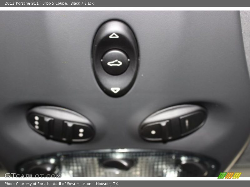 Black / Black 2012 Porsche 911 Turbo S Coupe