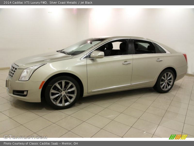 Silver Coast Metallic / Jet Black 2014 Cadillac XTS Luxury FWD