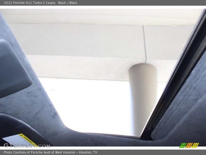 Black / Black 2012 Porsche 911 Turbo S Coupe