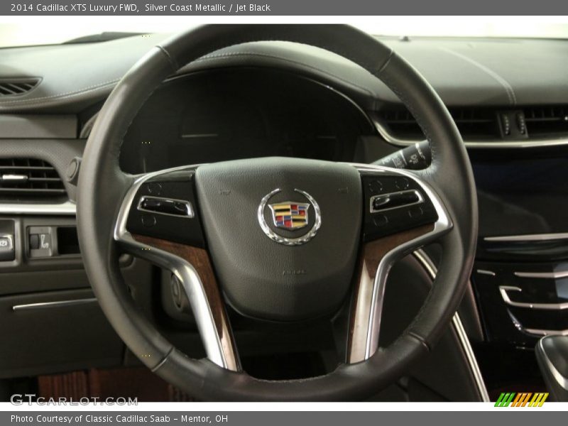 Silver Coast Metallic / Jet Black 2014 Cadillac XTS Luxury FWD
