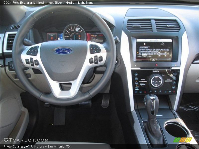 Ingot Silver / Medium Light Stone 2014 Ford Explorer Limited