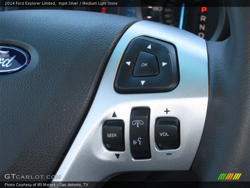 Ingot Silver / Medium Light Stone 2014 Ford Explorer Limited