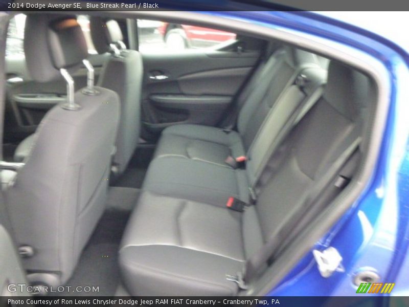 Blue Streak Pearl / Black 2014 Dodge Avenger SE