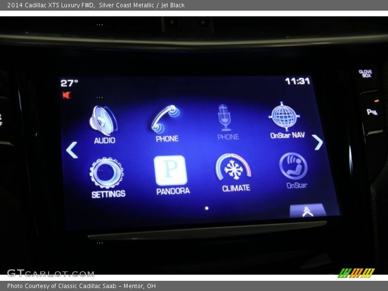 Silver Coast Metallic / Jet Black 2014 Cadillac XTS Luxury FWD