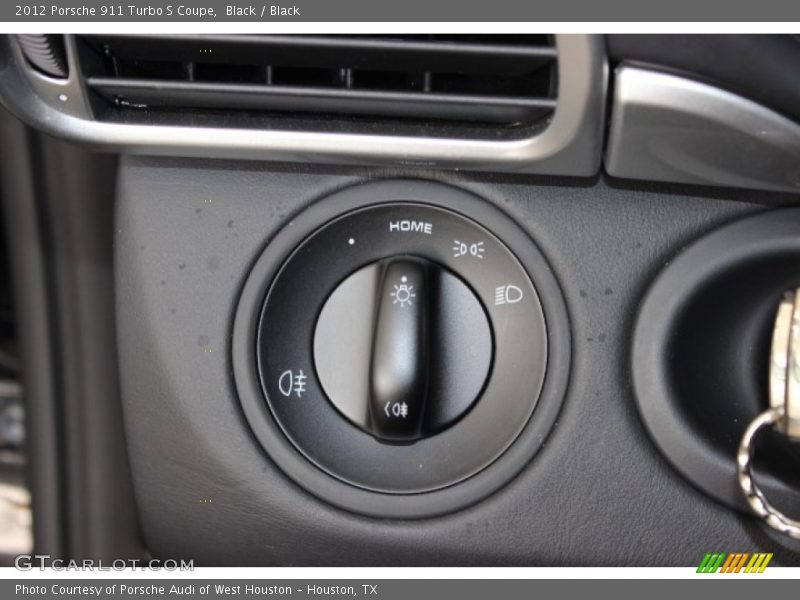Black / Black 2012 Porsche 911 Turbo S Coupe