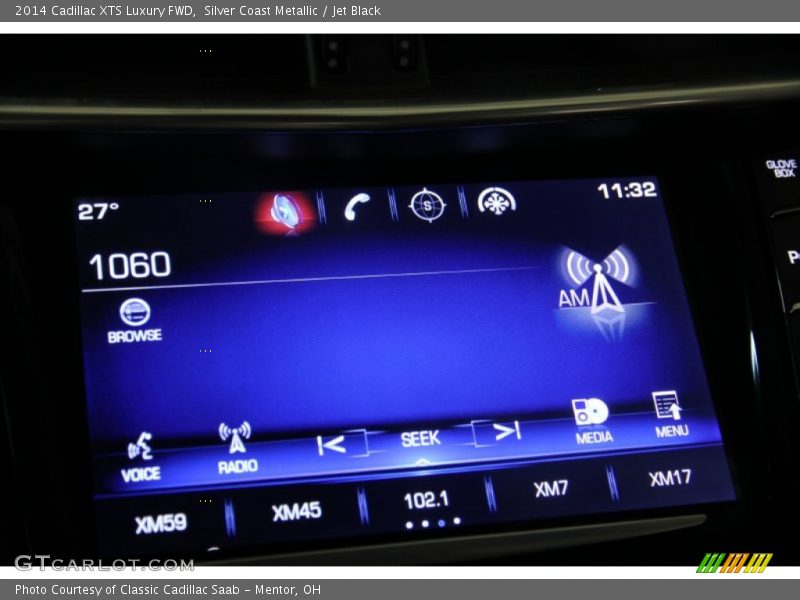 Silver Coast Metallic / Jet Black 2014 Cadillac XTS Luxury FWD