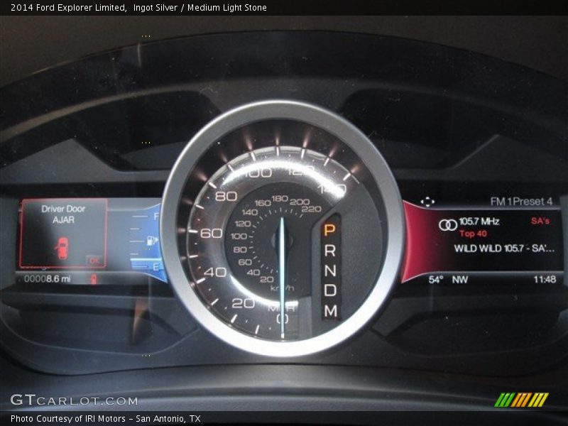 Ingot Silver / Medium Light Stone 2014 Ford Explorer Limited