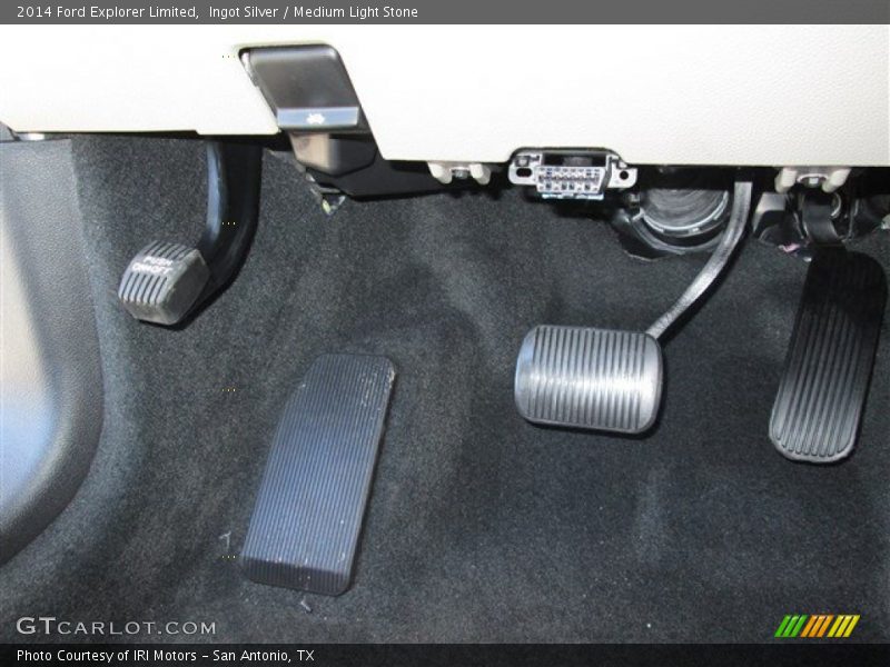 Ingot Silver / Medium Light Stone 2014 Ford Explorer Limited