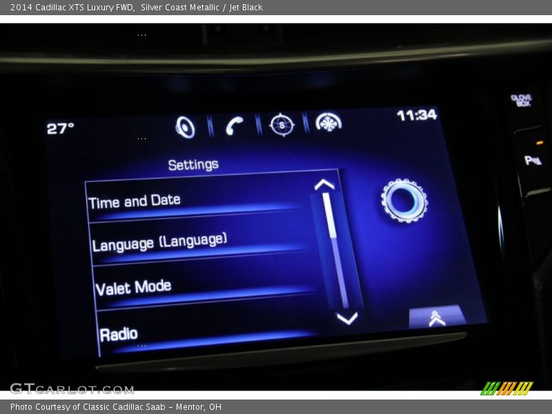 Silver Coast Metallic / Jet Black 2014 Cadillac XTS Luxury FWD