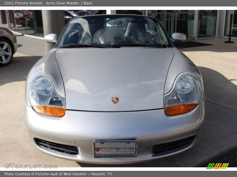 Arctic Silver Metallic / Black 2001 Porsche Boxster