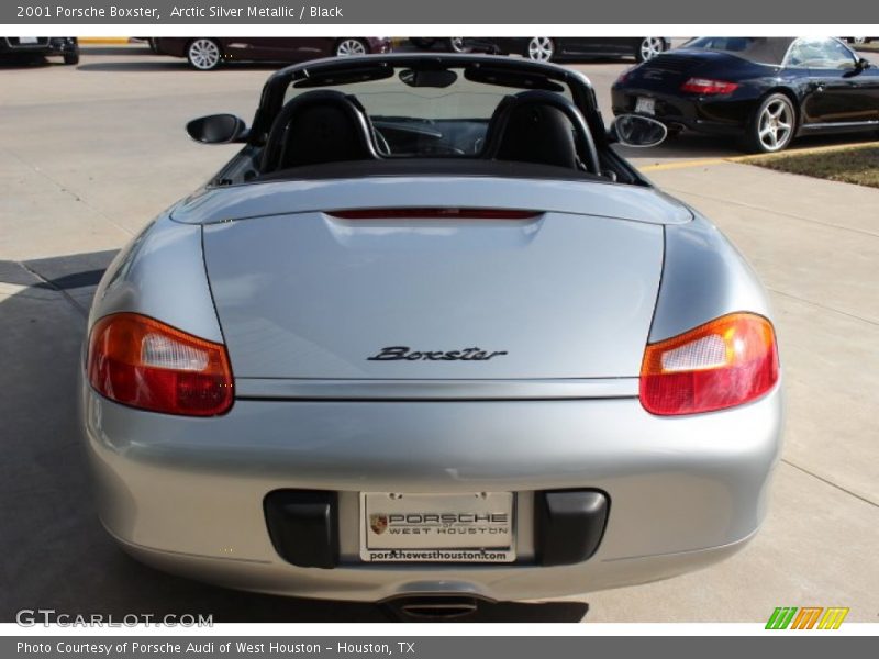 Arctic Silver Metallic / Black 2001 Porsche Boxster