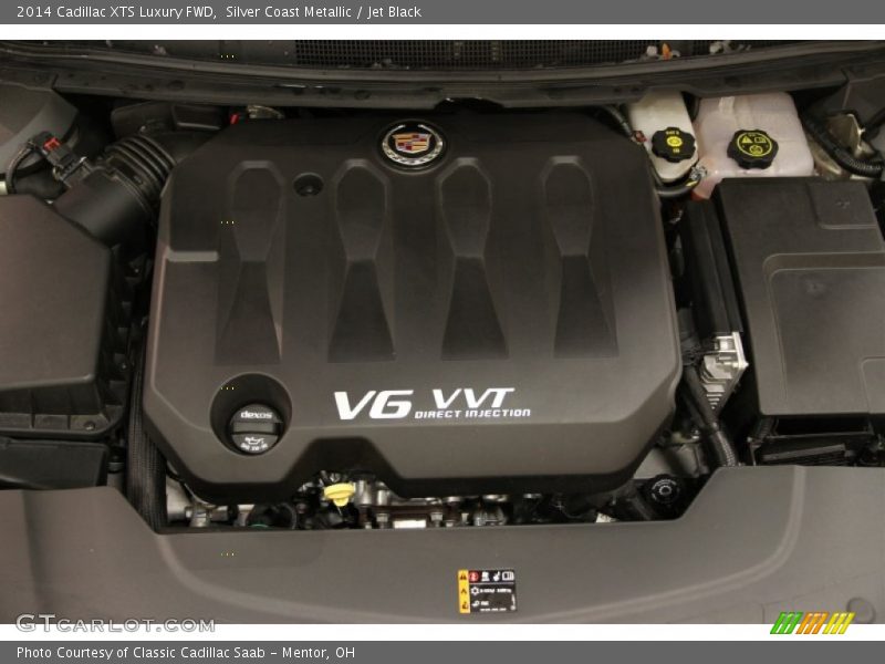 Silver Coast Metallic / Jet Black 2014 Cadillac XTS Luxury FWD
